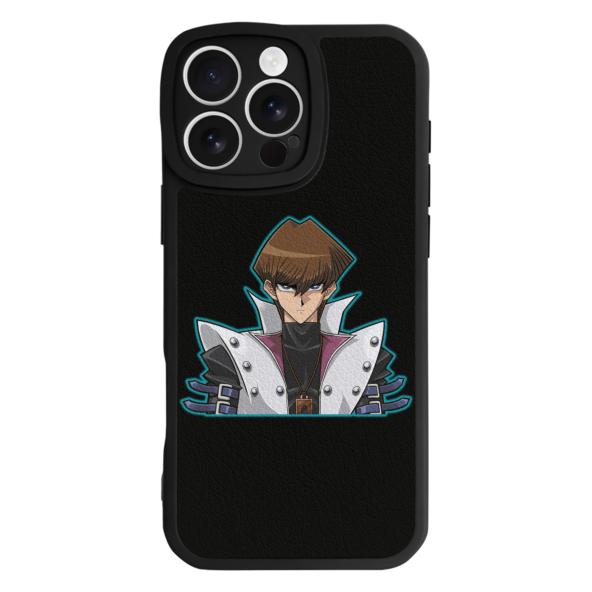 遊☆戯☆王 Yu-Gi-Oh! 【iPhone 16シリーズ対応】シリコンスマホケース（レザー調） 材質：シリコン